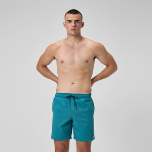 Men's Classic Solid Redondo Edge Volley 18" Swim Trunks Blue - S