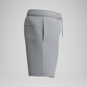 Men's Classic Solid Redondo Edge Volley 18" Swim Trunks Gray