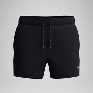 Men's Classic Solid Redondo Edge Volley 18" Swim Trunks Black