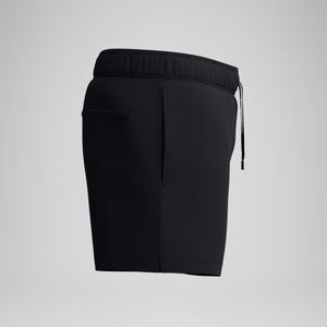 Men's Classic Solid Redondo Edge Volley 18" Swim Trunks Black