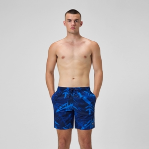 Men's Print Redondo Volley 18" Swim Trunks Blue