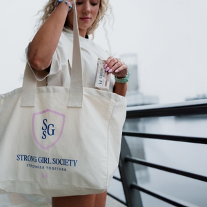 MP Strong Girl Society Tote Bag - Natural