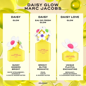 Marc Jacobs Daisy Glow 50ml オードトワレ Daisy Glow Eau de Toilette with Strawberry, Marigold & White