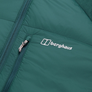 Trawden Hybrid-Kapuzenjacke für Herren - Grün