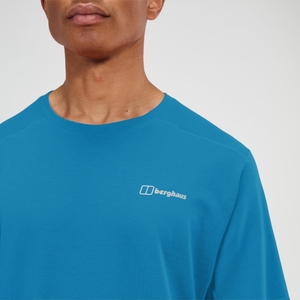 Berghaus Delta Kurzarm Tech-Shirt für Herren - Blau