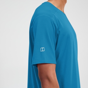 Berghaus Delta Kurzarm Tech-Shirt für Herren - Blau