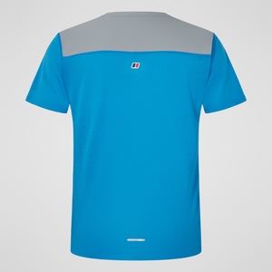 Men's Terrain Trek Tech Tee - Blue/Grey