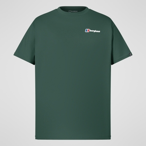 Dotted Mountain Tee für Herren - Grün