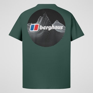 Men's Dotted Mountain Tee - Green