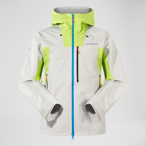 Wasserdichte Ridge-Seeker Herren-Gore-Tex Jacke - Grau/Gelb