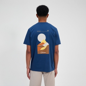 Men's Rolling Peaks Short Sleeve Tee - Blue