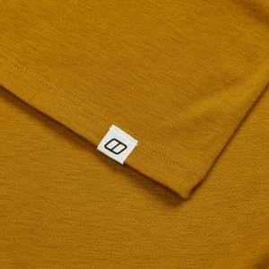 Relaxed Kurzarm Tech-Shirt für Herren - Braun