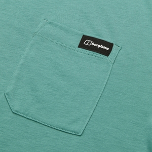 Relaxed Kurzarm Tech-Shirt für Herren - Grün