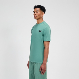 Relaxed Kurzarm Tech-Shirt für Herren - Grün