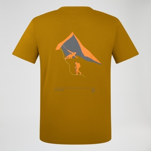 Men's Grappled Short Sleeve Tee - Brown