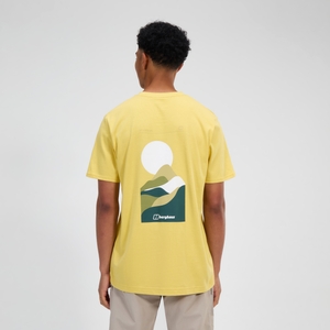 Men's Rolling Peaks Short Sleeve Tee - Yellow