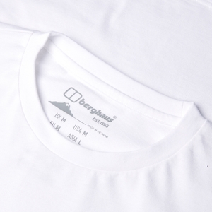 Men's Berghaus Big Logo Long Sleeve Tee - White