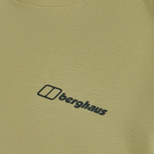 Men's Berghaus Center Logo Tee - Natural
