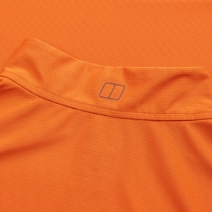 Men's 24/7 Half Zip Long Sleeve Tech Tee - Orange