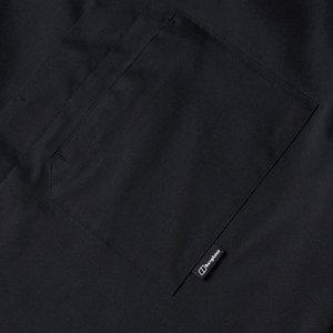 Explorer Langarm Hemdjacke für Herren - Schwarz