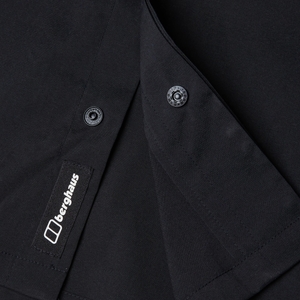 Explorer Langarm Hemdjacke für Herren - Schwarz