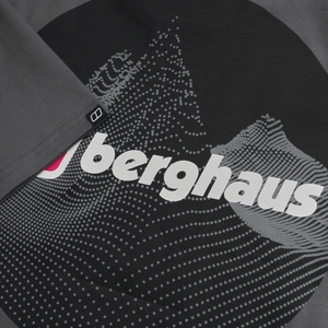 Dotted Mountain Tee für Herren - Grau