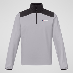 Men's Terrain Trek Half Zip Jacket - Black/Grey - XS
