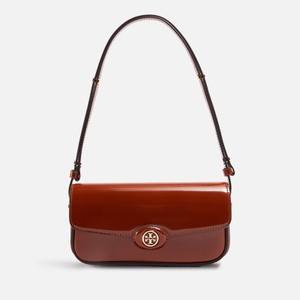 Tory Burch Robinson Spazzolato Leather Shoulder Bag