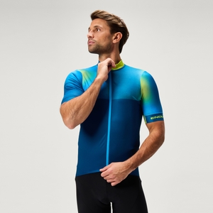Men's FS260 Bitmap S/S Jersey - Barra Blue