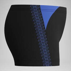 Slip de bain Garçon Logo 6,5 cm bleu