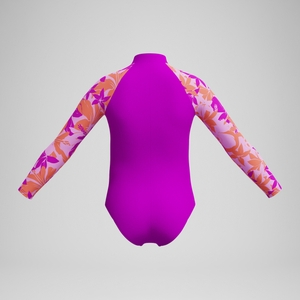 Maillot de bain Fille à manches longues rose