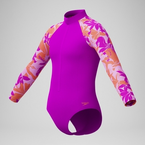 Maillot de bain Fille à manches longues rose