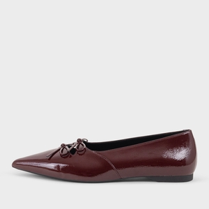 Vagabond  Hermine Patent Leather Pointed Flats