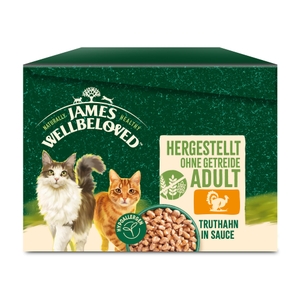 Adult Katze Nass ohne Getreide Truthahn in Sauce, Portionsbeutel