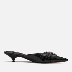 The Emma Leather Kitten Heels