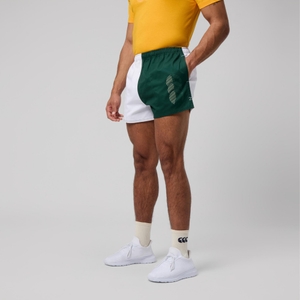 MENS FUNDAMENTAL HARLEQUIN SHORT GREEN