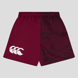 KIDS CAMO HARLETIC SHORT MAROON