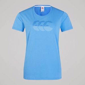 WOMENS FUNDAMENTAL T-SHIRT BLUE