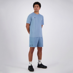 MENS TEMPO+ KNIT SHORT BLUE