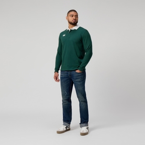 MENS SOLID DYE RUGBY GREEN