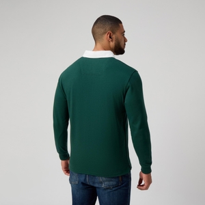 MENS SOLID DYE RUGBY GREEN