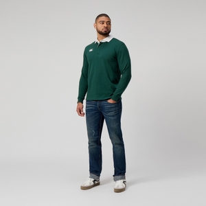 MENS SOLID DYE RUGBY GREEN