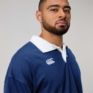 MENS SOLID DYE RUGBY BLUE