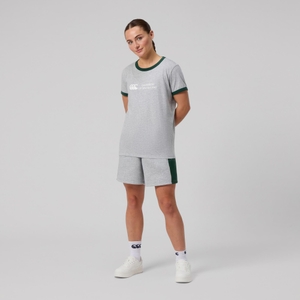 WOMENS LEGENDS RINGER T-SHIRT GREY