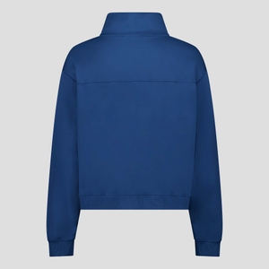WOMENS TEMPO+ QUARTER ZIP SWEATER BLUE