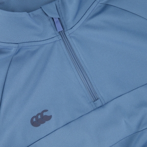 MENS TEMPO+ QUARTER ZIP SWEATER BLUE