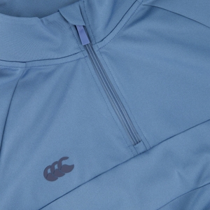 MENS TEMPO+ QUARTER ZIP SWEATER BLUE