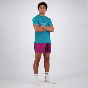 MENS CAMO HARLEQUIN SHORT MAROON