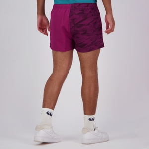 MENS CAMO HARLEQUIN SHORT MAROON