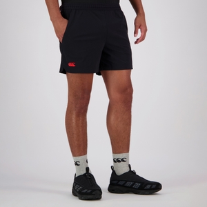 MENS EVEREST 5in WOVEN SHORT BLACK